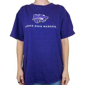 Vintage 90s Kansas State Wildcats Embroidered Shirt